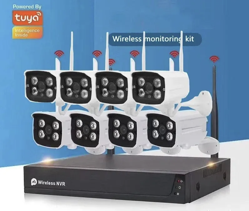 073 - WiFi IP Video Nadzor Set 1080P sa 8 Kamere i NVR Snimačem