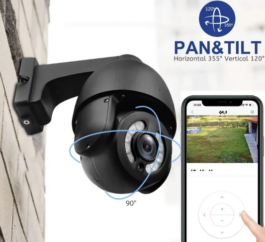 017 - WiFi PoE PTZ kamera 5MP sa metalnim kućištem