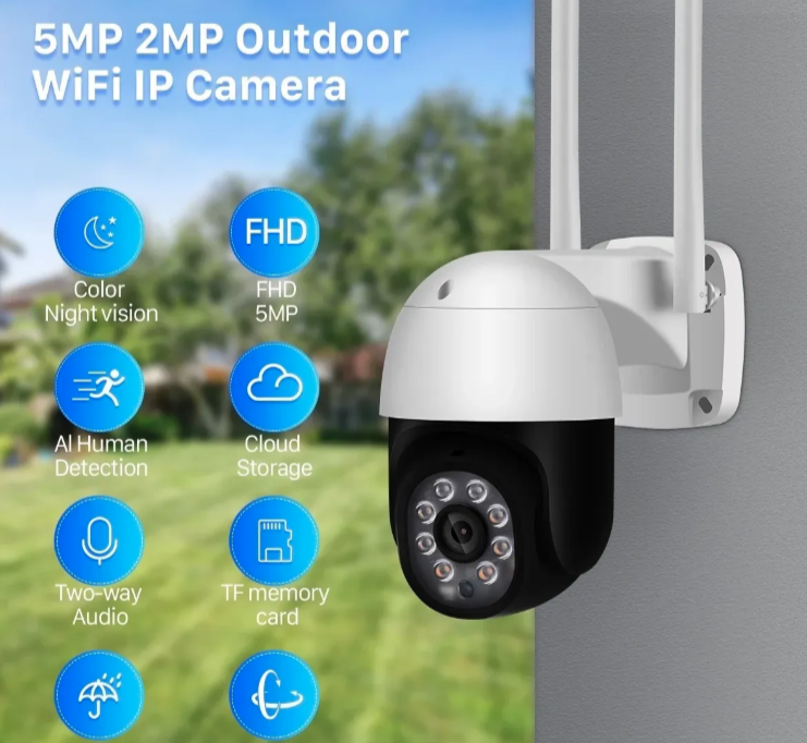 051 - WiFi IP PTZ 8MP Kamera sa Autotracking Funkcijom i Noćnim Modom