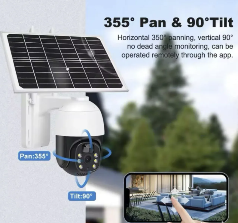 060 - Solarna PTZ 4G kamera 1080p sa SIM karticom i baterijama