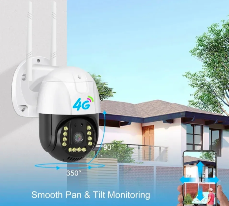 036 - 4G IP PTZ Spoljna Kamera 1080p Bez WiFi Interneta