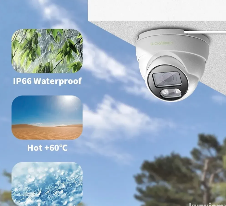 028 - DOME ICSEE Unutrašnja WiFi Kamera 12MP – Fiksna IP Smart Kamera