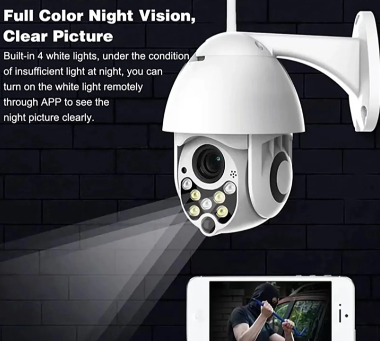 044 - Rotirajuća ABQ 8 PTZ YOOSEE 8MP WiFi IP Kamera