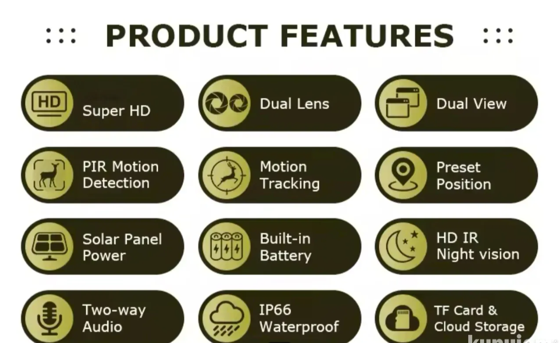 079 - Solarna 4G SIM PTZ Kamera sa Dve Kamere i GPS-om – UBOX