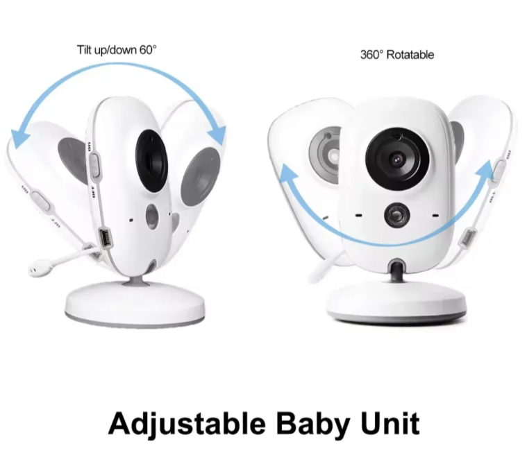 091 - Bebi Alarm sa Kamerom i LCD Ekranom 2.8" – Baby Monitor