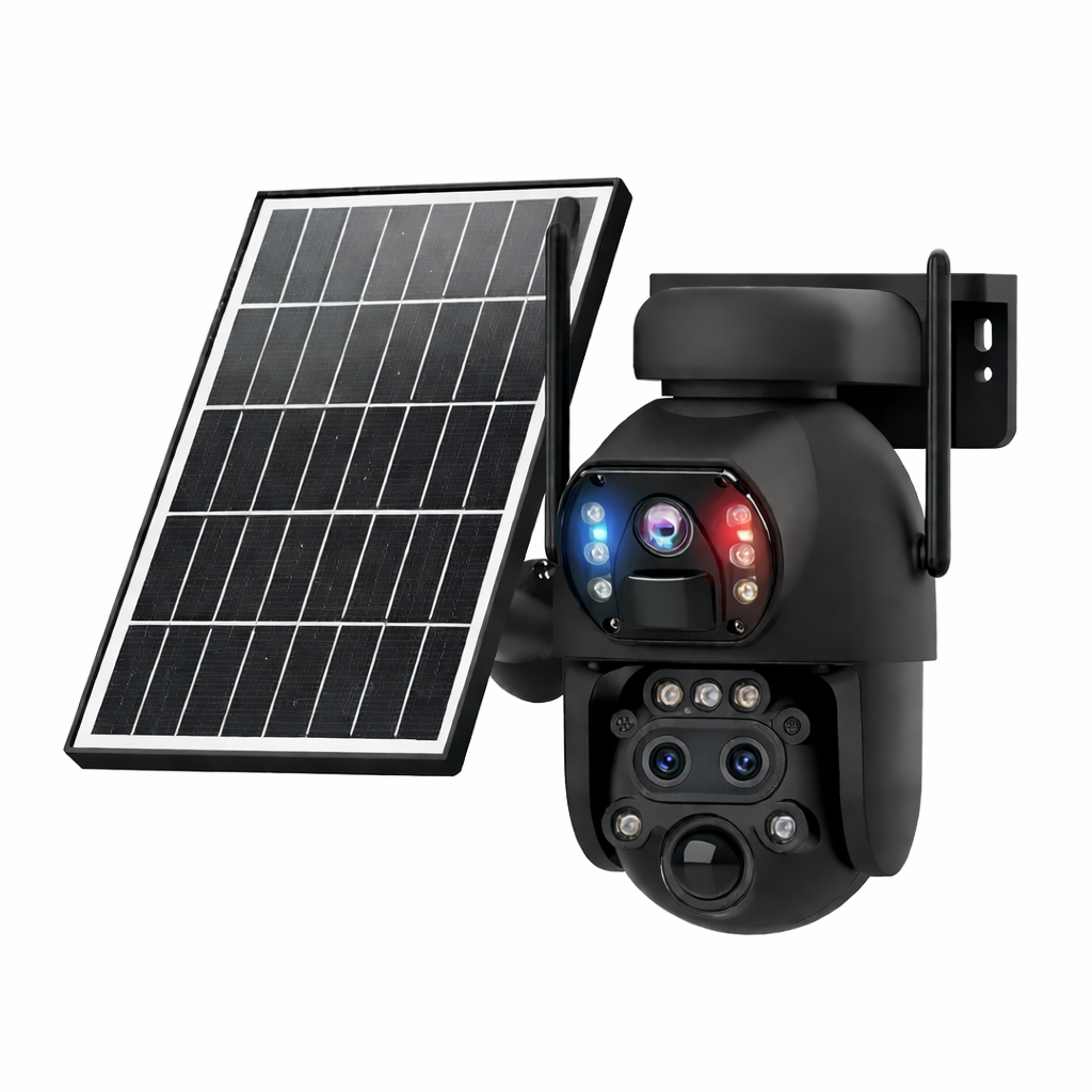 054 - Solarna 4G PTZ Kamera sa Dve Kamere i Optičkim Zoomom