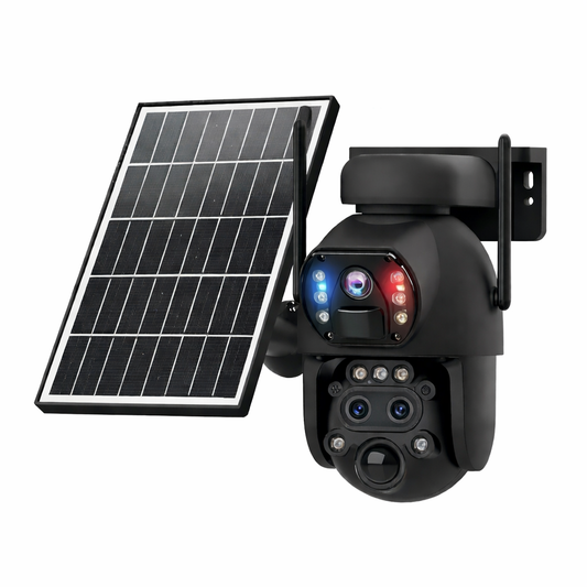 054 - Solarna 4G PTZ Kamera sa Dve Kamere i Optičkim Zoomom