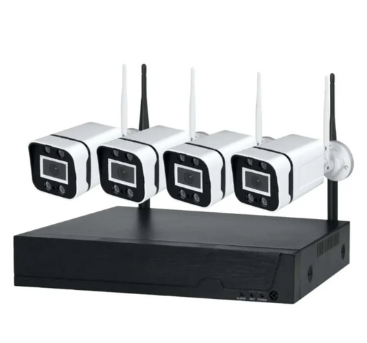 067 - WiFi set video nadzor 1080p komplet 4 IP kamere sa NVR snimačem