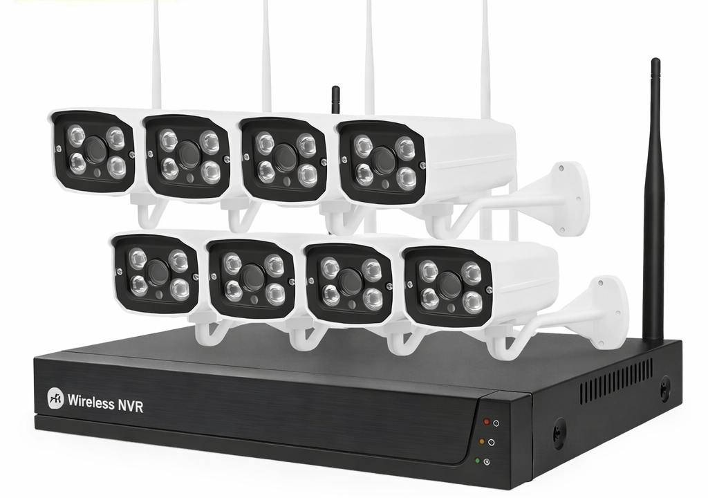 073 - WiFi IP Video Nadzor Set 1080P sa 8 Kamere i NVR Snimačem