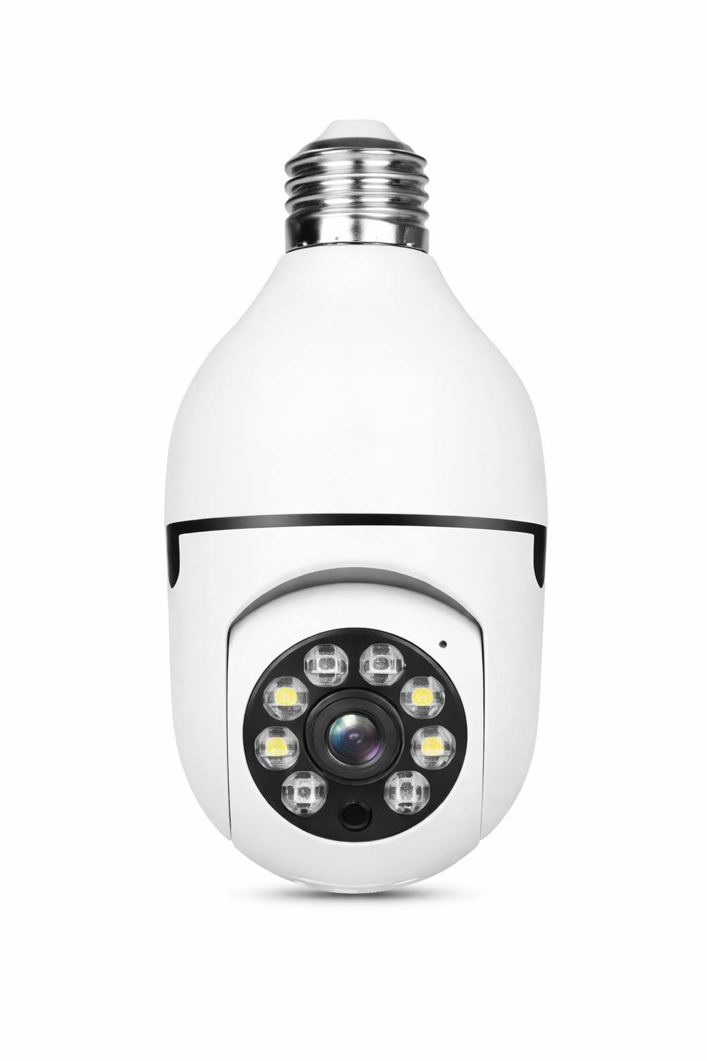 049 - Rotirajuća WiFi IP PTZ Kamera u Sijalici 8MP sa Autotracking Funkcijom