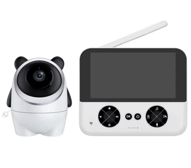 088 - Bebi Monitor Kamera sa 4.3 HD Ekranom, PTZ Kontrolom i Termometrom