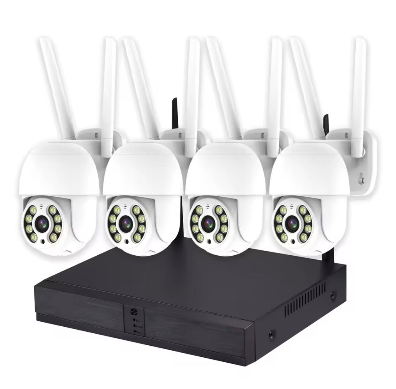 066 - WiFi PTZ set 12mpx – komplet 4 rotirajuće kamere sa NVR snimačem