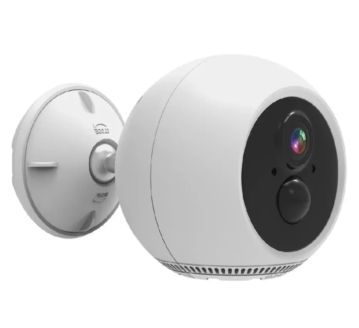 023 - Okrugla Širokougaona WiFi IP Kamera 3MP na Punjive Baterije