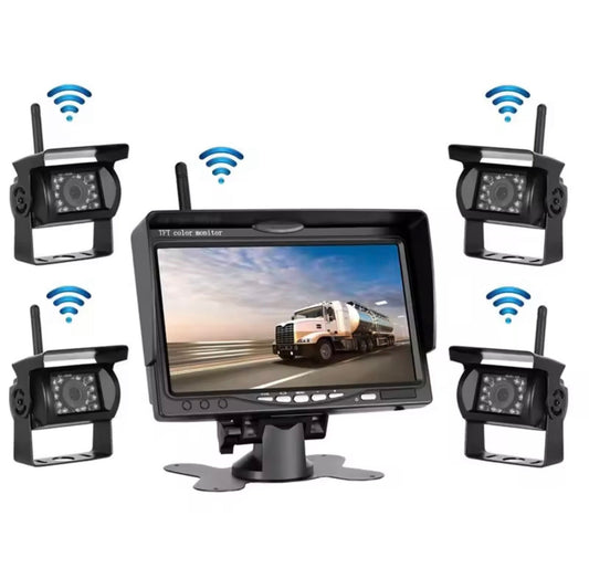 120. Set 4 WiFi rikverc kamere sa 7" monitorom