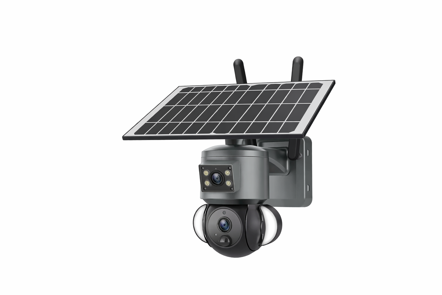 055 - Solarna 6MP UBOX 4G SIM PTZ Kamera sa Dve Kamere