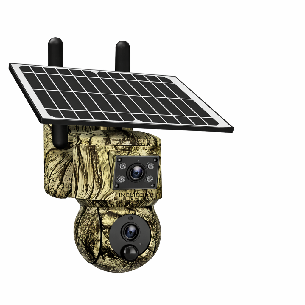 079 - Solarna 4G SIM PTZ Kamera sa Dve Kamere i GPS-om – UBOX