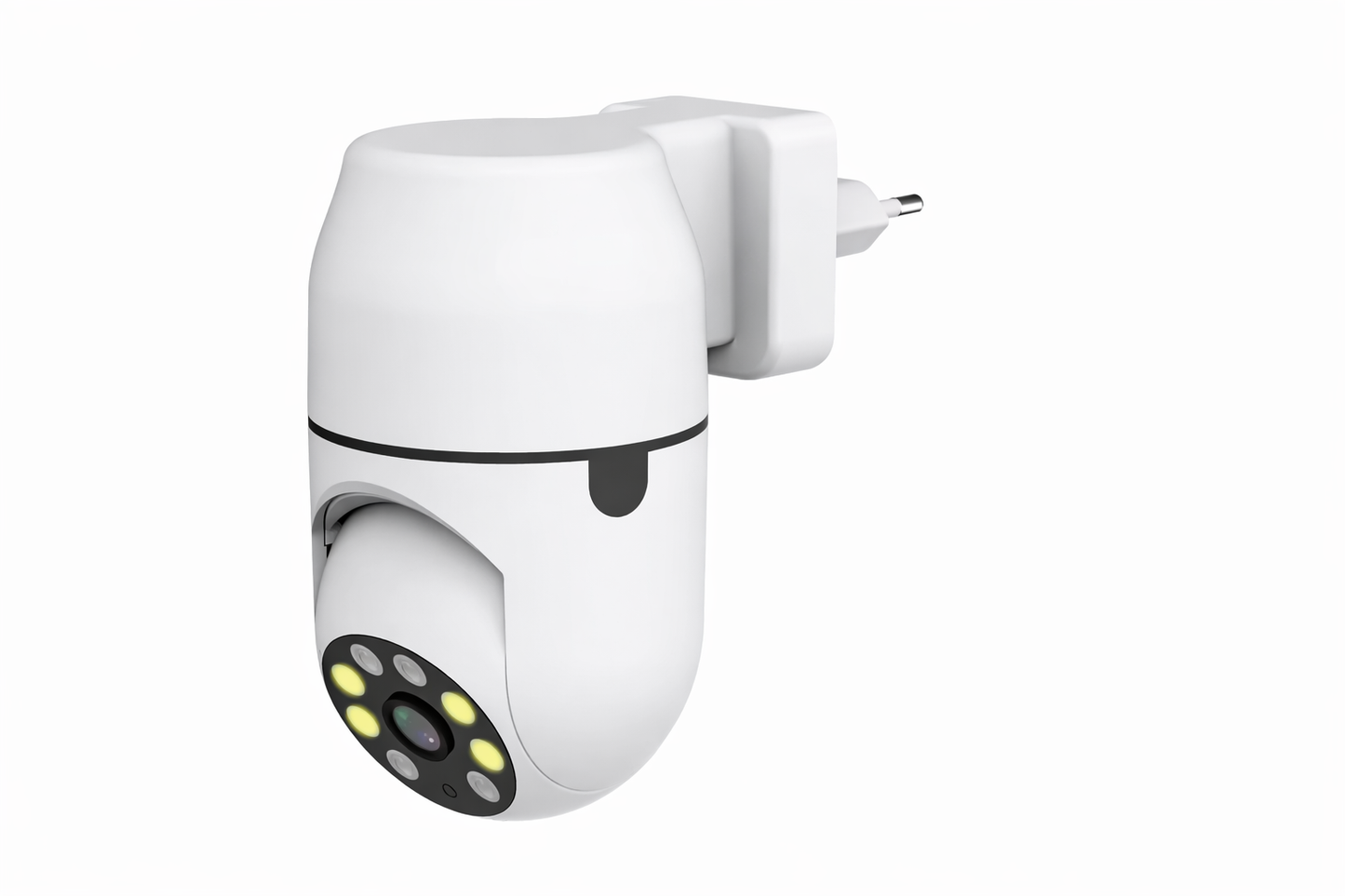 031 - Roto Sijalica Kamera na Utičnicu – PTZ WiFi IP Kamera 1080p