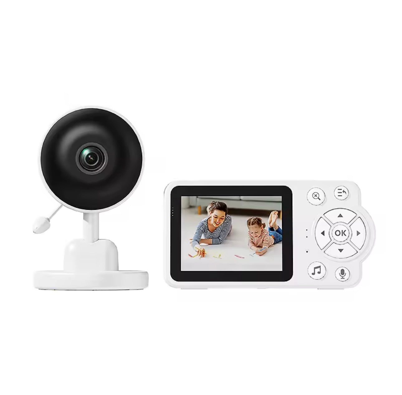 092 - Bebi monitor sa kamerom i ekranom 2.8 inča – noćni vid i dvosmerni zvuk