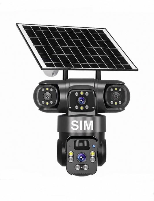 121. Solarna 4G PTZ kamera 3 objektiva