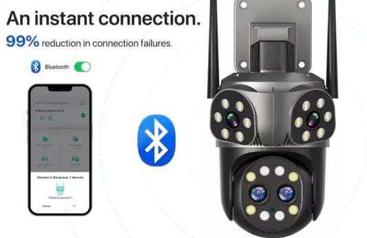 000 - PTZ WiFi IP Kamera 32MP sa 3 Nezavisne Kamere