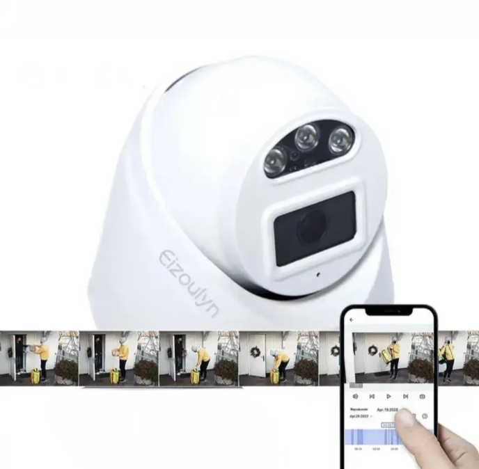 046 - WiFi POE SEETONG Dome IP Kamera 5MP sa Metalnim Kućištem