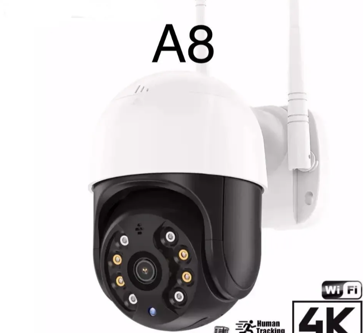 018 - ABQ A8 rotirajuća PTZ WiFi IP kamera 8MP sa ICSEE aplikacijom