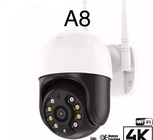 018 - ABQ A8 rotirajuća PTZ WiFi IP kamera 8MP sa ICSEE aplikacijom