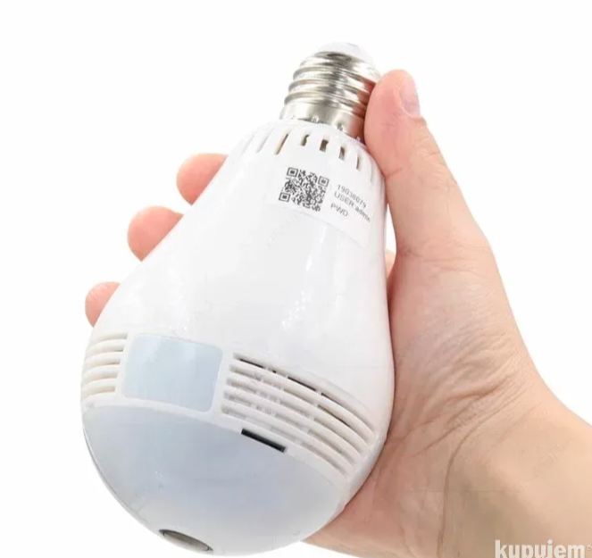 015 - Fisheye fiksna sijalica WiFi kamera 1080p