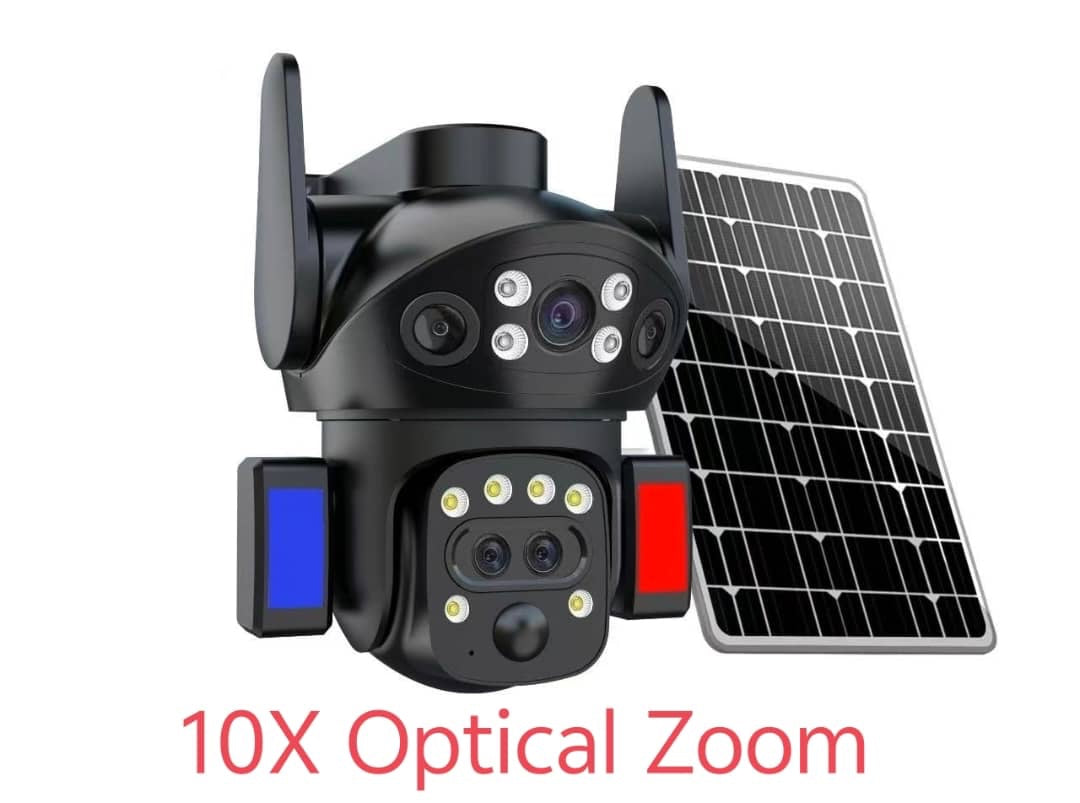 122. Solarna 4G WiFi PTZ kamera X7