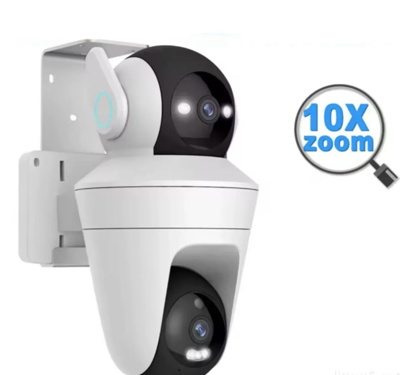 032 - WiFi IP Kamera Dve Roto Glave 28MP – Dve PTZ Kamere u Jednoj