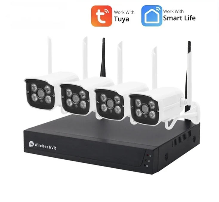 074 - WiFi IP Video Nadzor Set 1080P sa 4 Kamere i NVR Snimačem