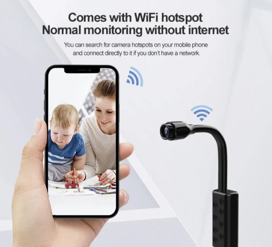 094 - Mini USB 1080p V380 Savitljiva WiFi IP Kamera