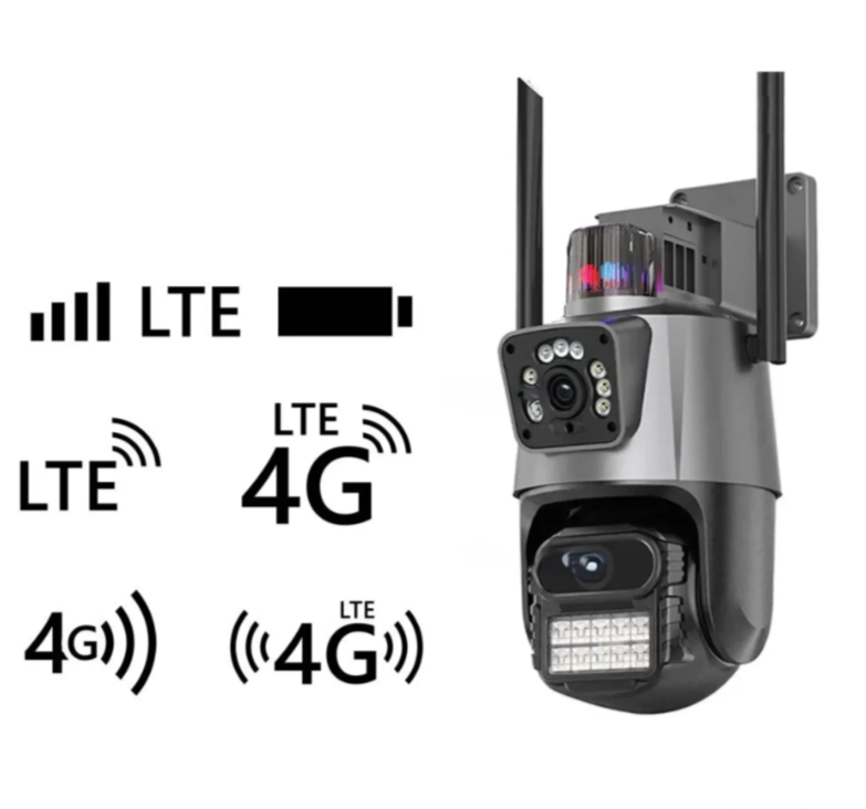 008 - Spoljna V380 Pro 4G SIM PTZ IP 28MP Kamera