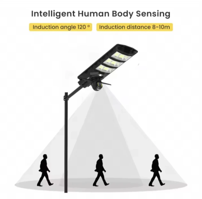 057 - Solarna 4G SIM PTZ ESEECloud Kamera sa LED Reflektorom 450W