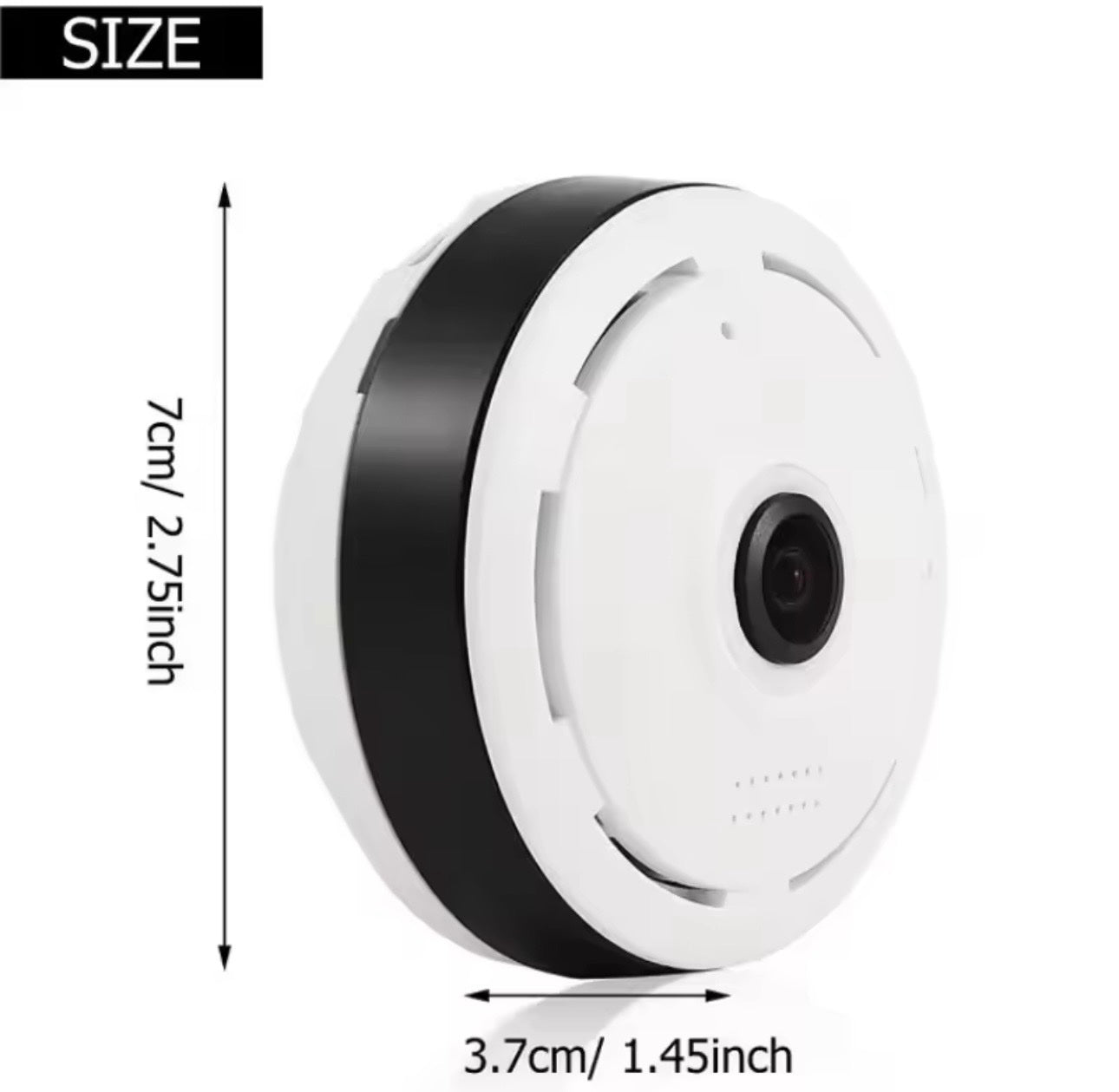 111 - Mini WiFi kamera 360° 3MP – dvosmerni audio i detekcija pokreta