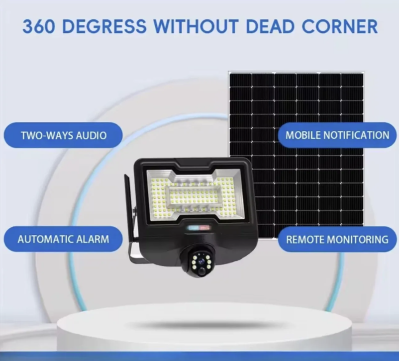 053 - Solarna 4G PTZ kamera sa LED reflektorom 600W