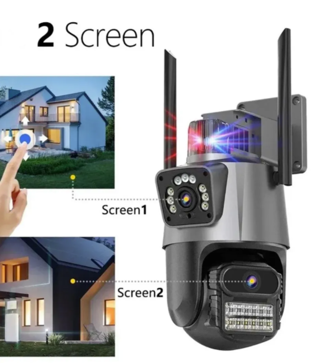 008 - Spoljna V380 Pro 4G SIM PTZ IP 28MP Kamera