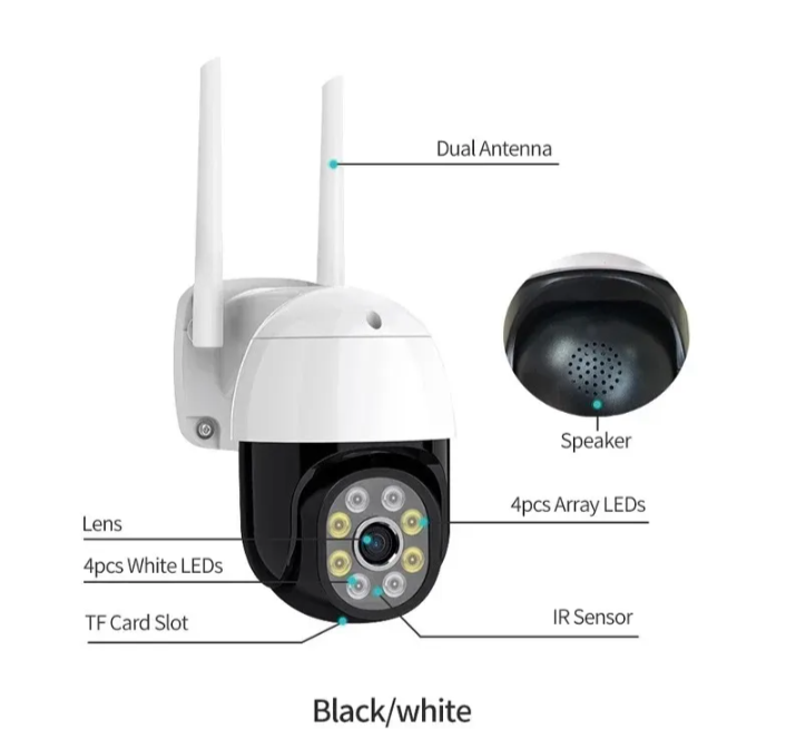 051 - WiFi IP PTZ 8MP Kamera sa Autotracking Funkcijom i Noćnim Modom