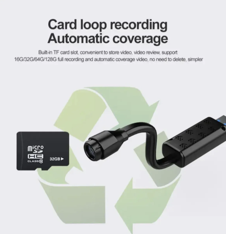 094 - Mini USB 1080p V380 Savitljiva WiFi IP Kamera