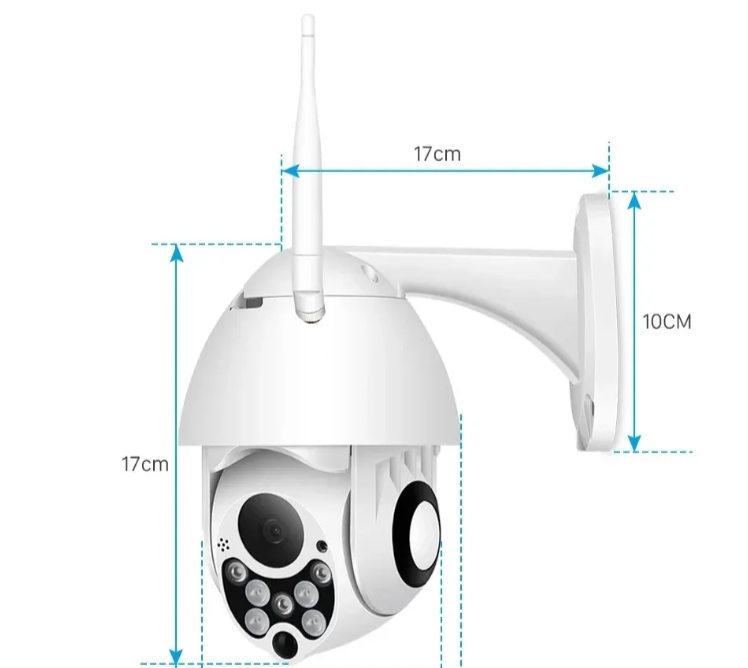 044 - Rotirajuća ABQ 8 PTZ YOOSEE 8MP WiFi IP Kamera