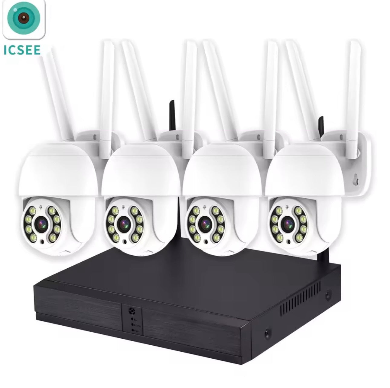 066 - WiFi PTZ set 12mpx – komplet 4 rotirajuće kamere sa NVR snimačem