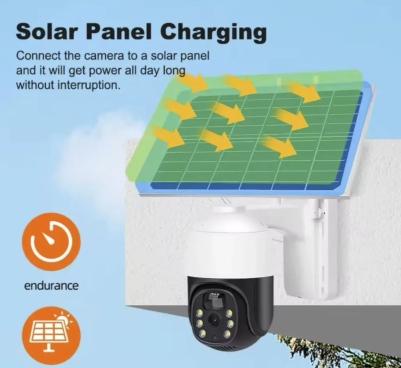 060 - Solarna PTZ 4G kamera 1080p sa SIM karticom i baterijama