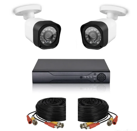 077 - AHD Video Nadzor 3MP – Komplet sa 2 Kamere, DVR Snimačem i XMEYE Aplikacijom