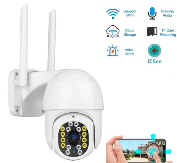 024 - ABQ A7 Rotirajuća PTZ 10MP WiFi IP Kamera