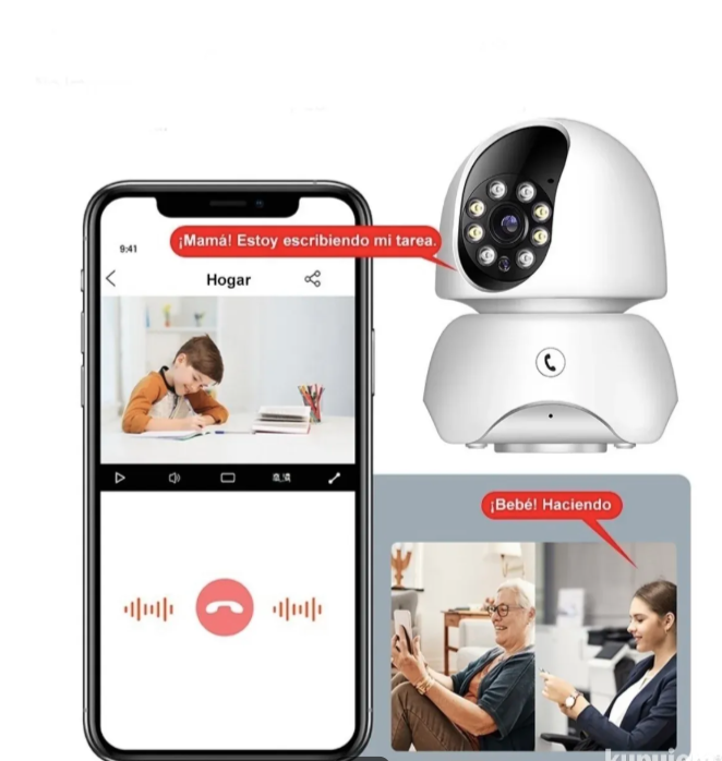 027 - Rotirajuća PTZ WiFi IP Kamera 8MP za Unutrašnji Video Nadzor