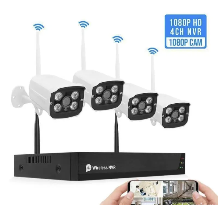 074 - WiFi IP Video Nadzor Set 1080P sa 4 Kamere i NVR Snimačem
