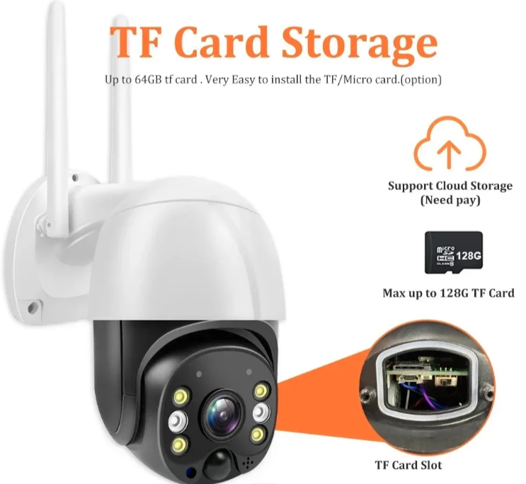 065 - Solarna WiFi IP PTZ 3MP Kamera 360° sa Autotracking Funkcijom