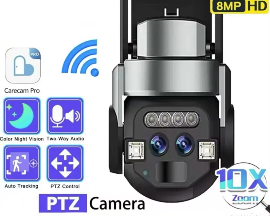 002 - Rotirajuća PTZ WiFi kamera 28mpx sa 10x optičkim zoomom