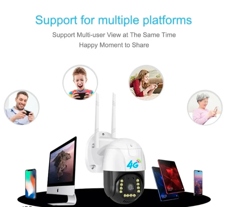 036 - 4G IP PTZ Spoljna Kamera 1080p Bez WiFi Interneta