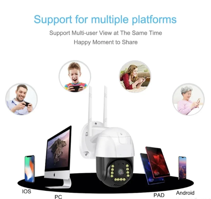 025 - ABQ A12b PTZ WiFi IP Kamera 10MP – Rotirajuća Spoljna i Unutrašnja